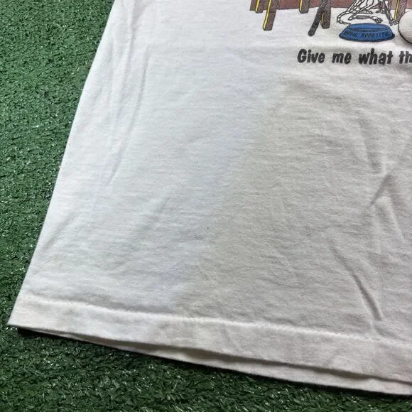 Vtg 90s GRATEFUL DEAD Beer Tour Tshirt Skull Single Stitch Tank Sz L - Picture 5 of 5